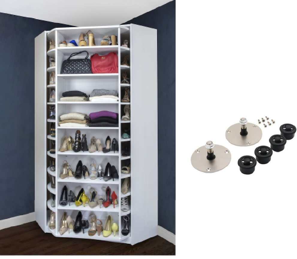 Moco MRC360 Heavy-Duty 360° Rotating Display Cabinet Fitting_4
