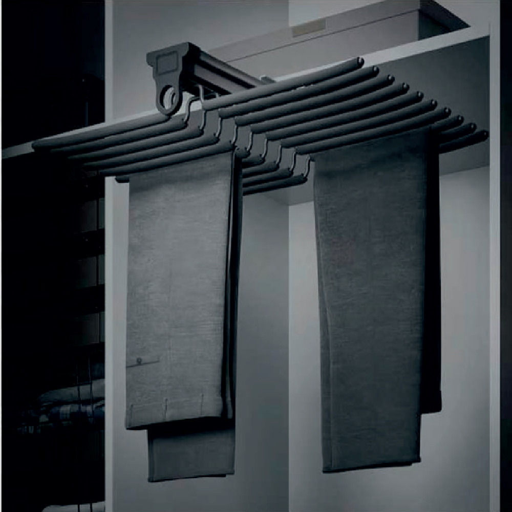 Moco MCW240 Top Mounted Single Row Trouser Rack_1