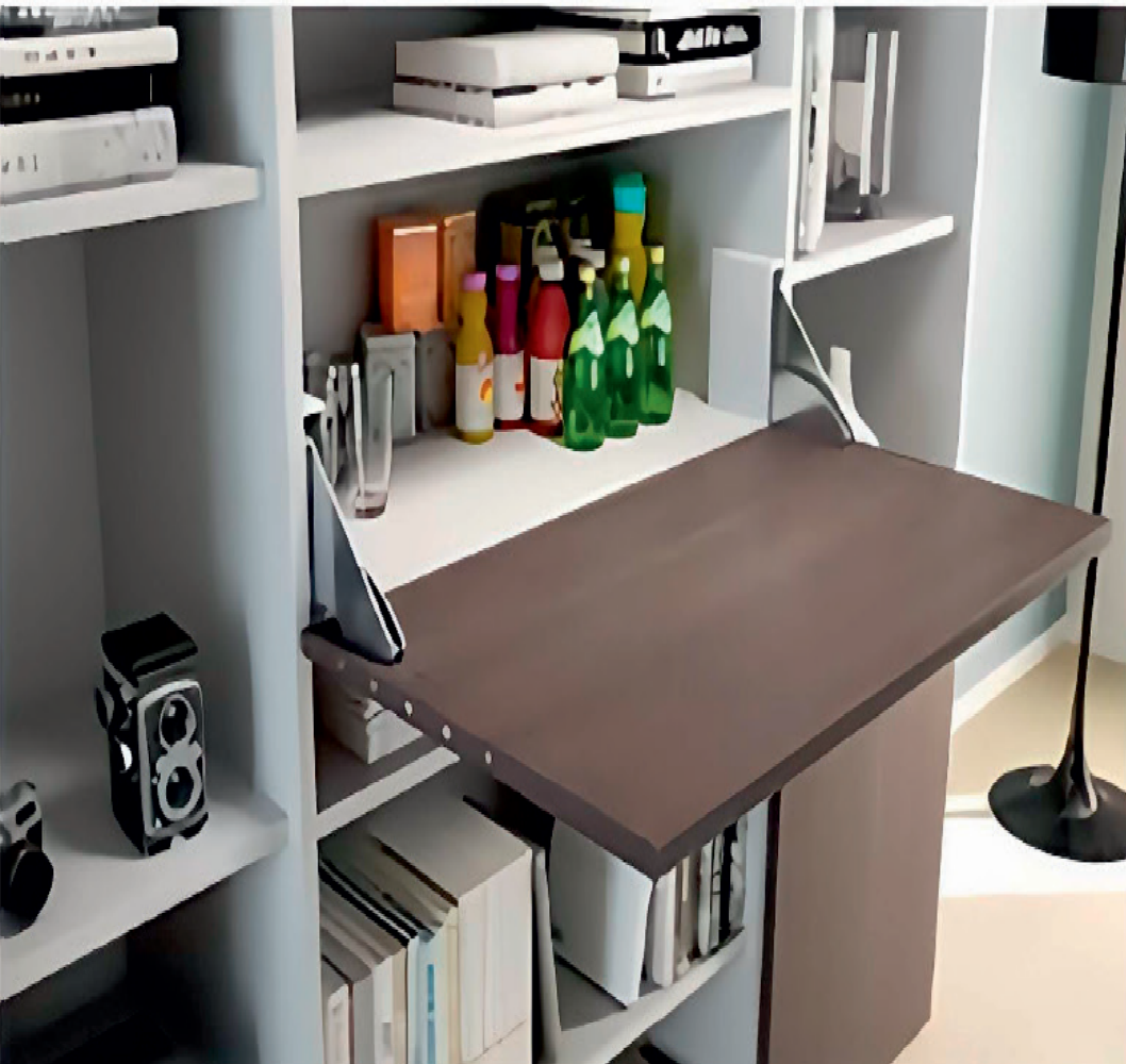 Moco MCH192 Heavy-Duty Flip Down Table Support_1