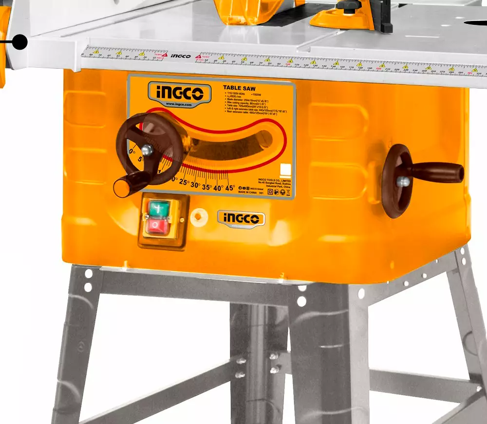 Ingco TS180028 1800W Table Saw with Foldable Wheel Stand_3