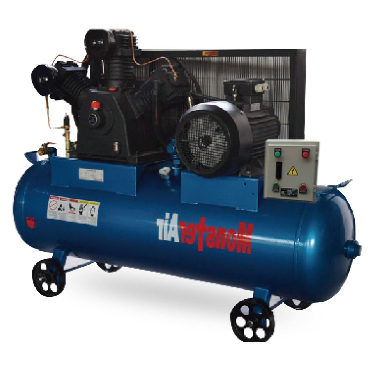 Monster Air FS150U-400H 15HP 400L Piston Belt Driven Oil Lubricated Air Compressor_1