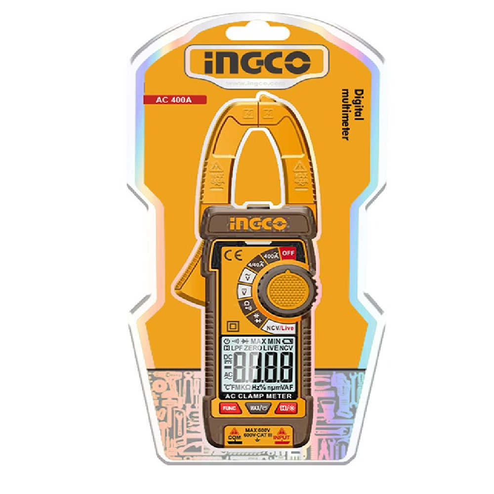 Ingco DCM62001 Digital AC 400A Clamp Meter_3