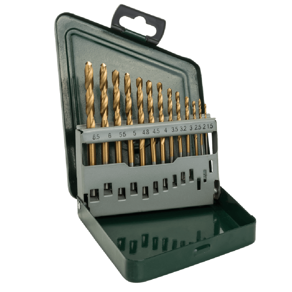 Bosch HSS Titanium 1.5–6.5mm Metal Drill Bit Set - 13 Pieces_1