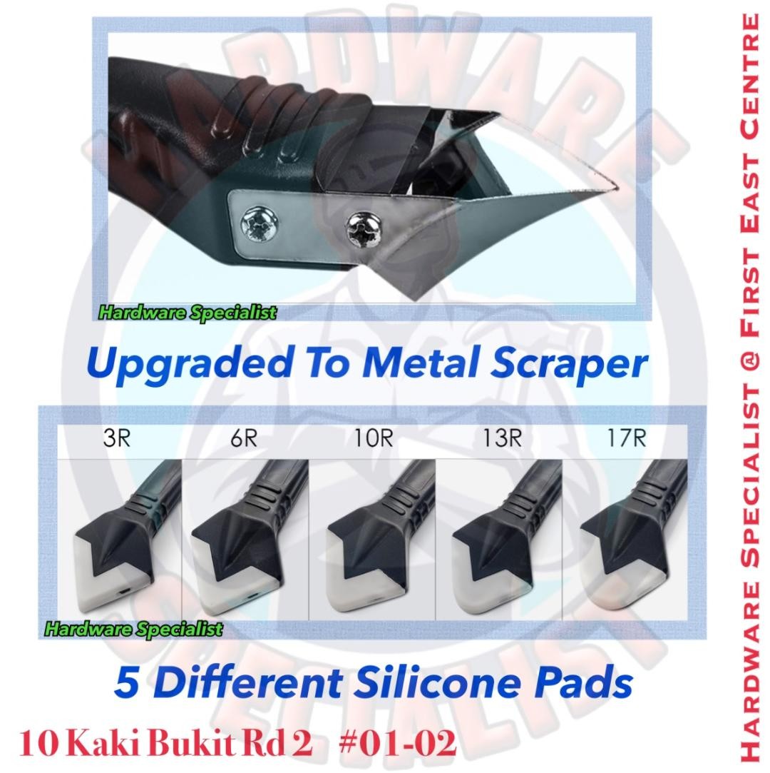 3 in 1 Silicone Trowel & Scraper (Caulking Tool)_2