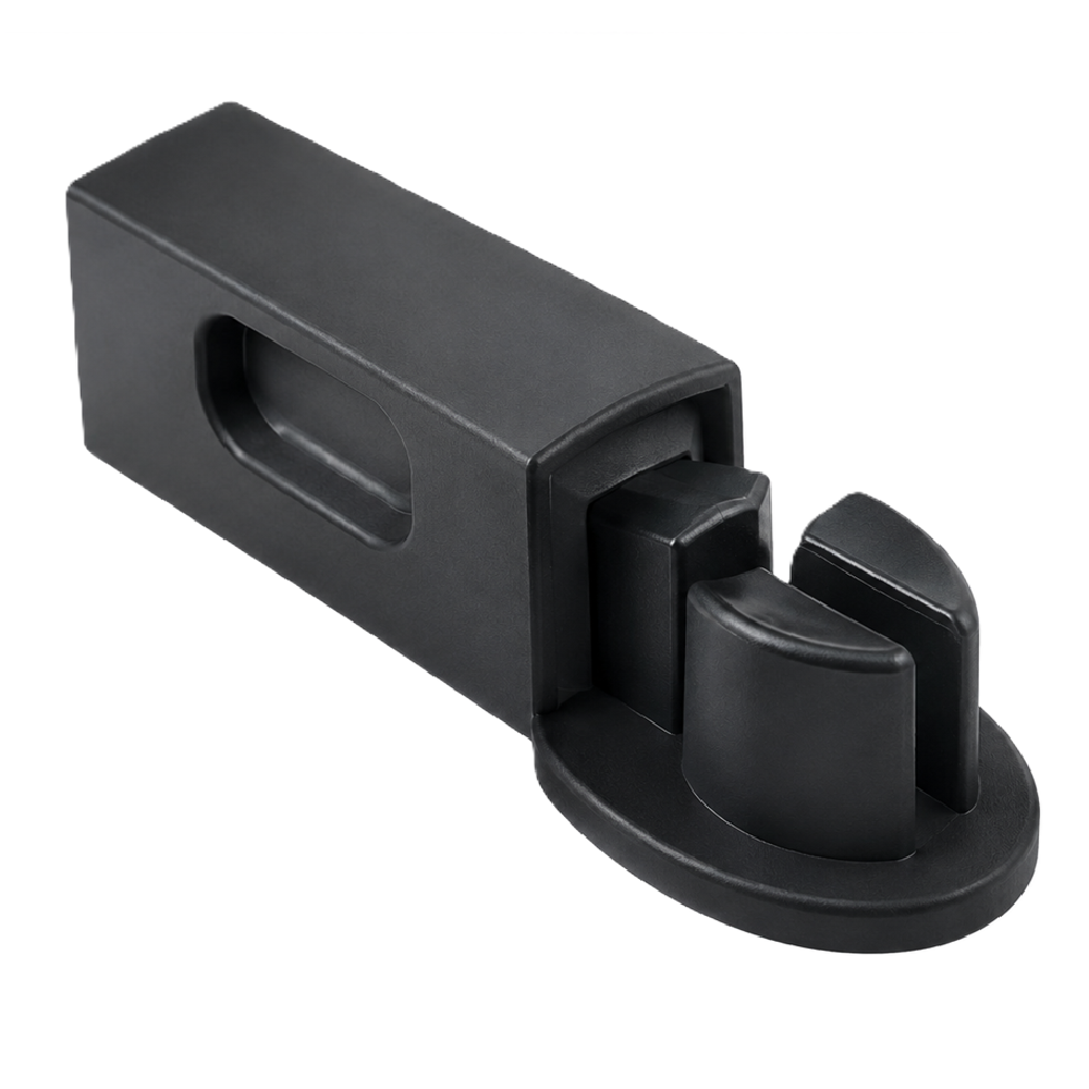 ecoWare BK-TMOV-DG Oval Top Mounting Hanging Rod Bracket - Dark Grey