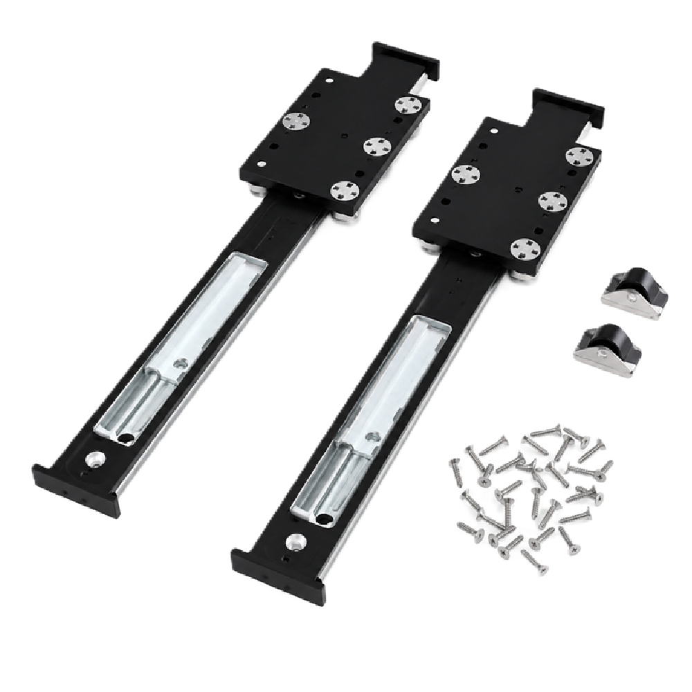 ecoWare DS-2301-SC-BLK Aluminium Invisible Soft Close Slide