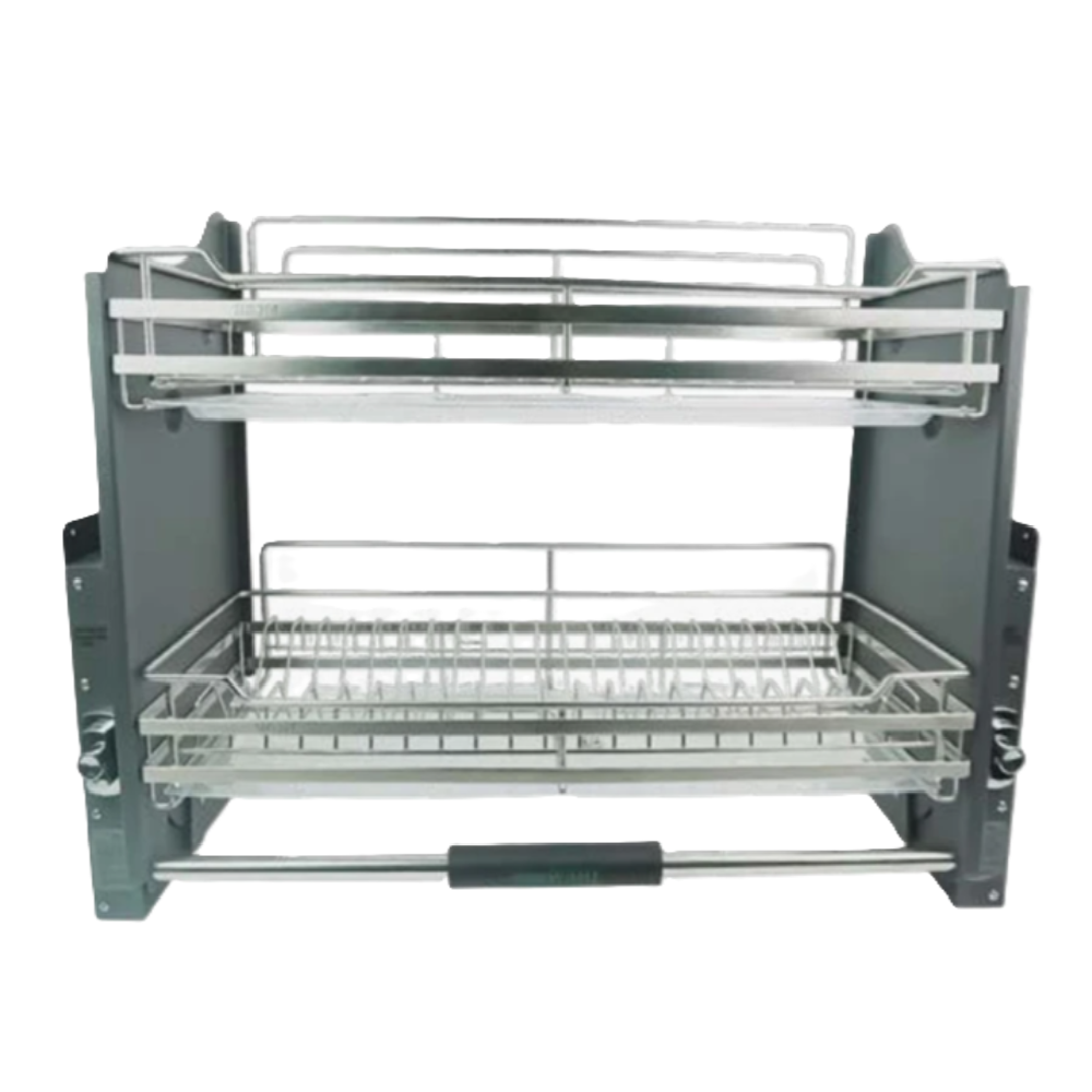 ecoWare QJA Up and Down Storage Kit with Dish Rack Basket (SUS304)