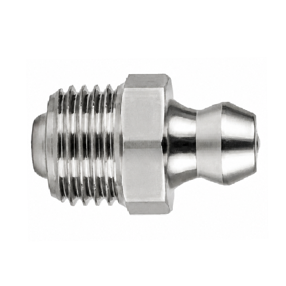 SS304 NTP 1/8 Straight Nipple Grease