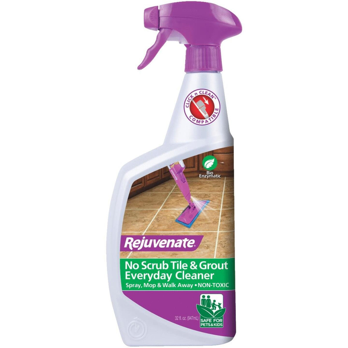 Rejuvenate Bio-Enzymatic No Scrub Tile and Grout Everyday Cleaner - 947mL