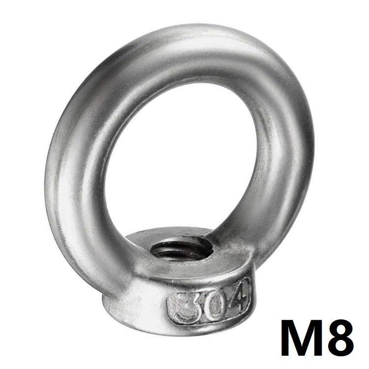 Stainless Steel 304 Female Threaded Round Lifting Eye Bolt