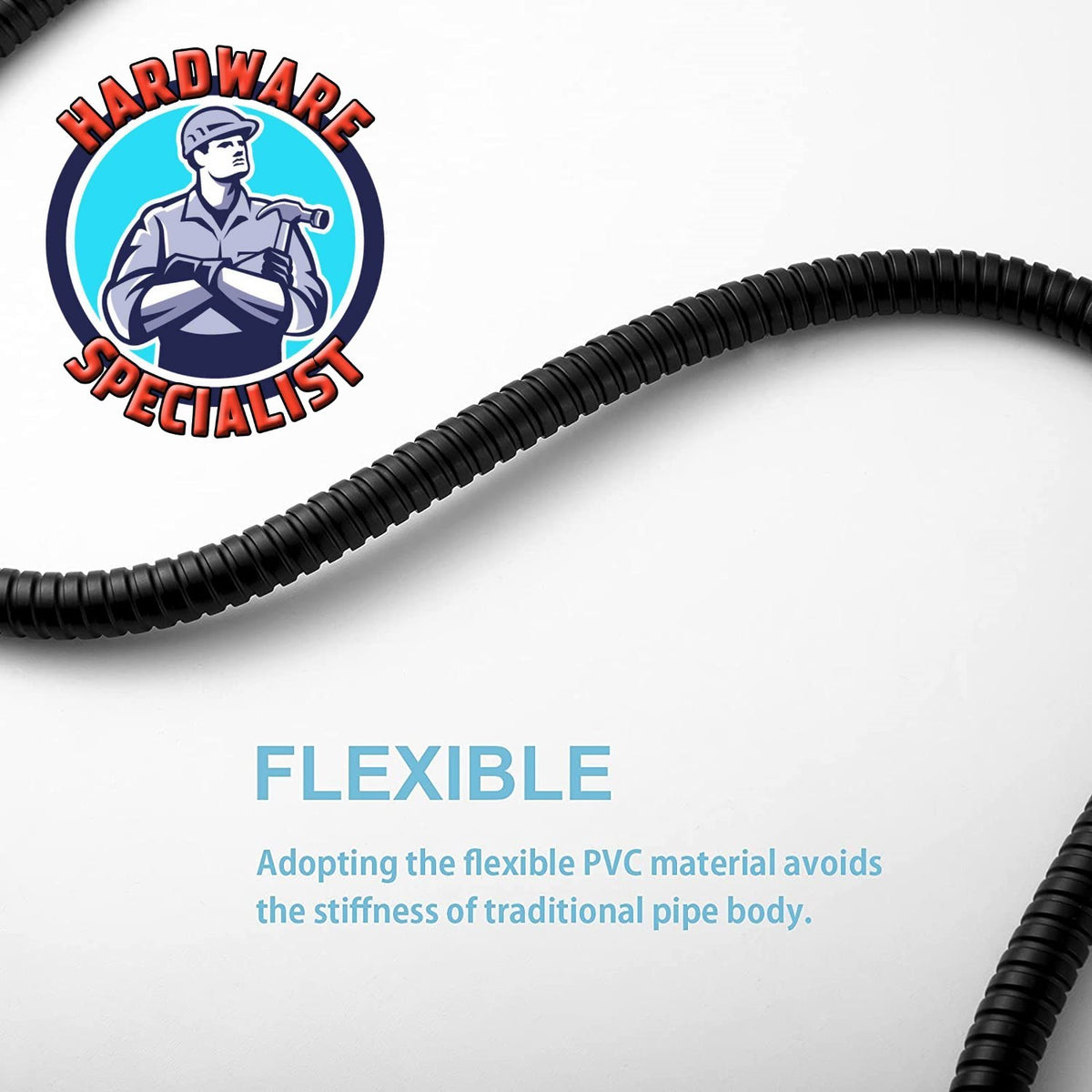 Hardware Specialist Stainless Steel Black Flexible Hose