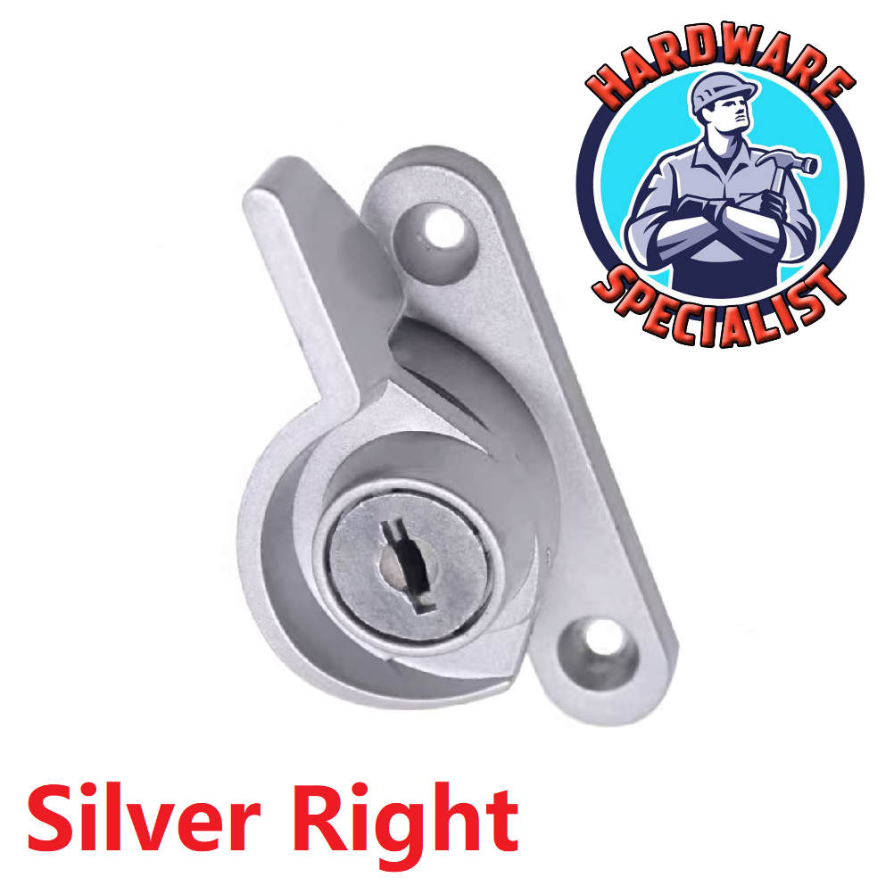 HDB Sliding Crescent Window Lock 4900 (key)