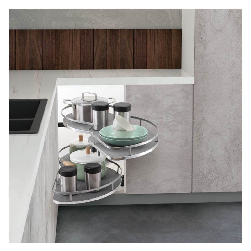 ecoWare Magic Corner Basket with Soft Closing Slide - 2 Basket