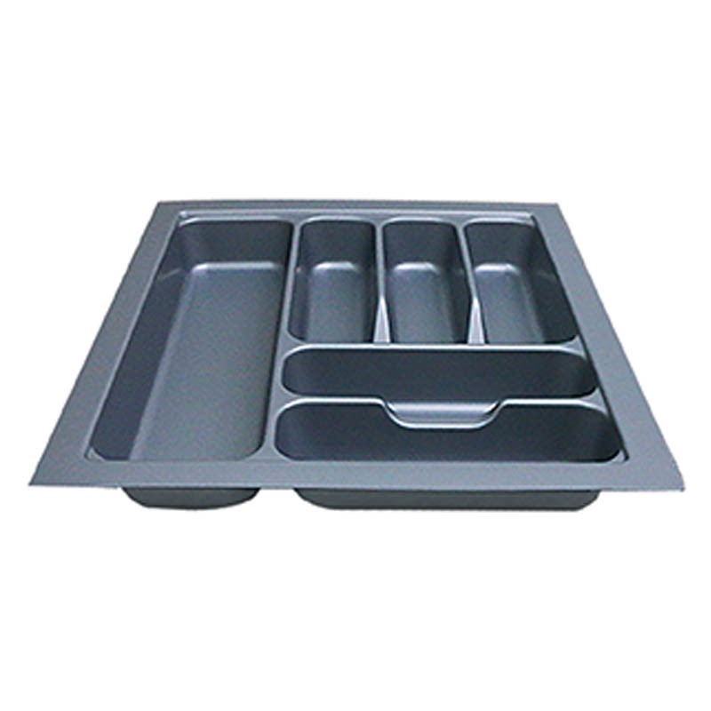 ecoWare Kitchen ABS Cutlery Tray - Grey