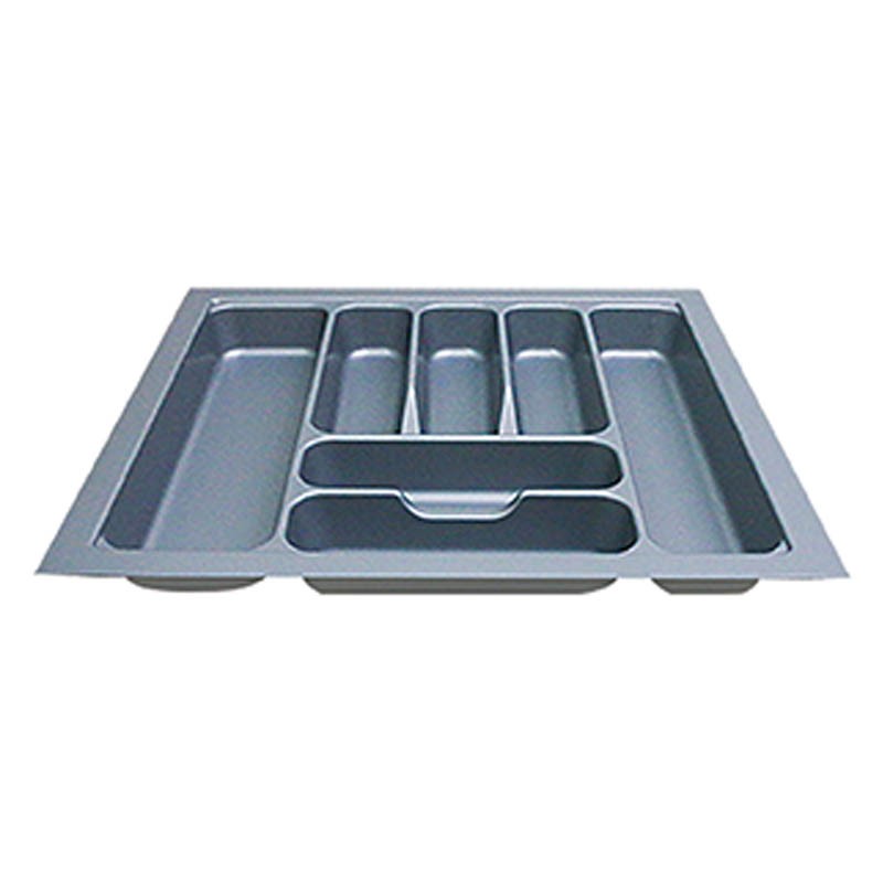 ecoWare Kitchen ABS Cutlery Tray - Grey