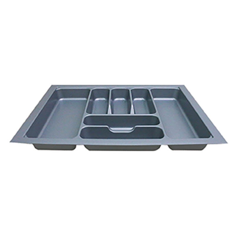 ecoWare Kitchen ABS Cutlery Tray - Grey