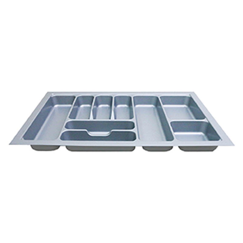 ecoWare Kitchen ABS Cutlery Tray - Grey