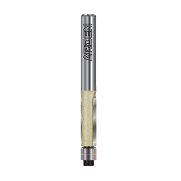Arden 1/4 in. Shank Straight Router Bit with Two Bearing