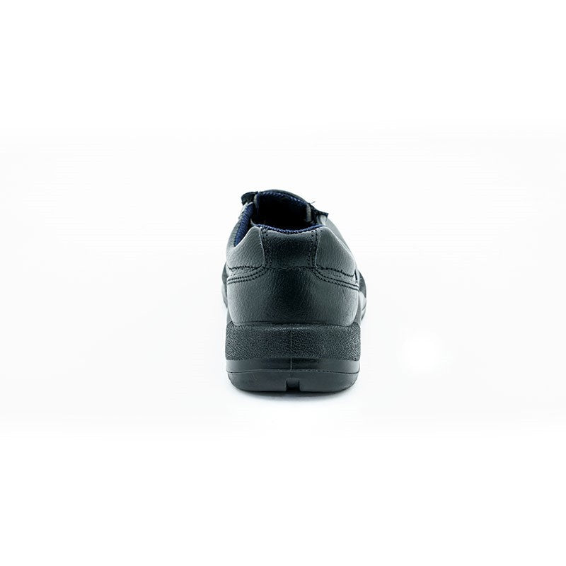 Nitti Low Cut Slip-on Leather Safety Shoe - Black