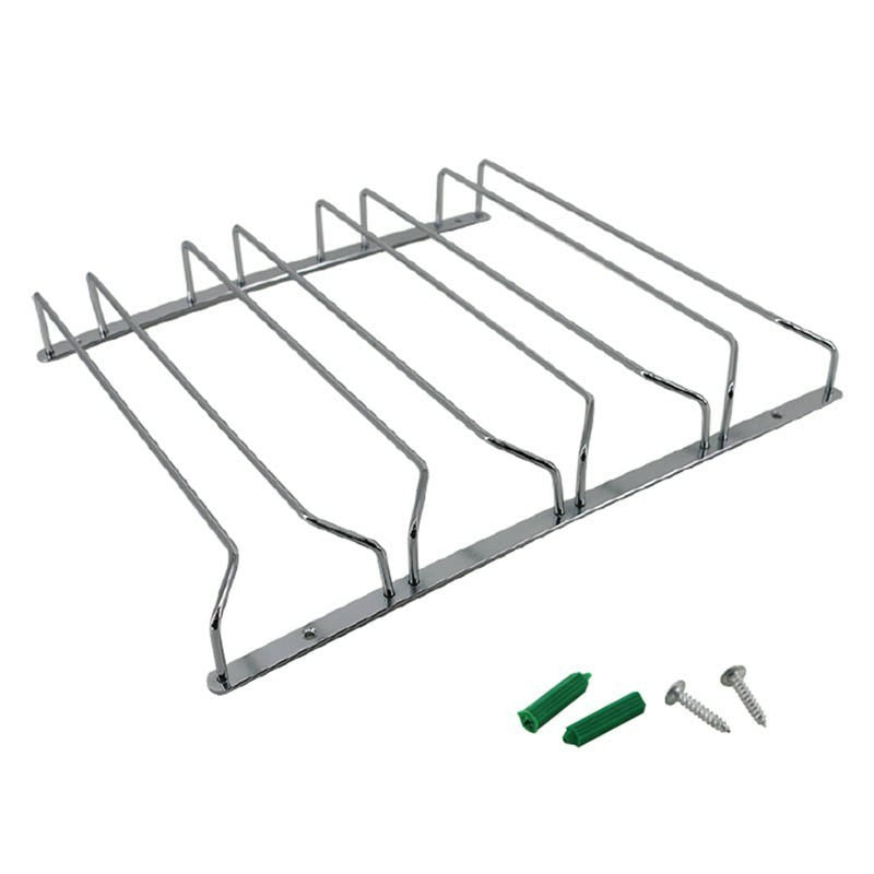 ecoWare Stainless Steel Multi Row Glass Rack 350mm