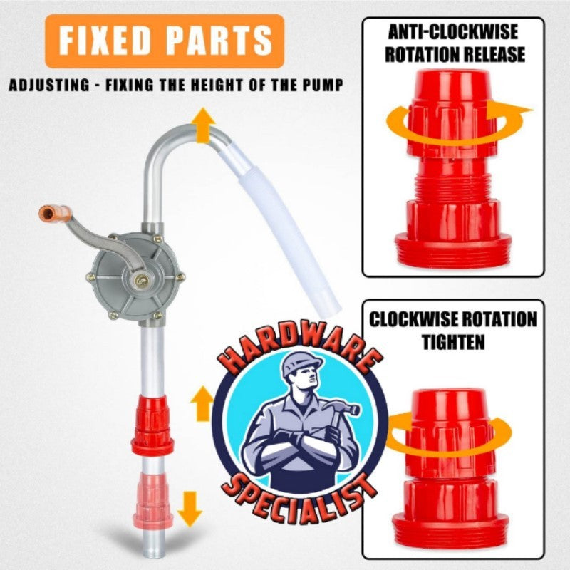 Hand Operated Rotary Oil Drum Pump