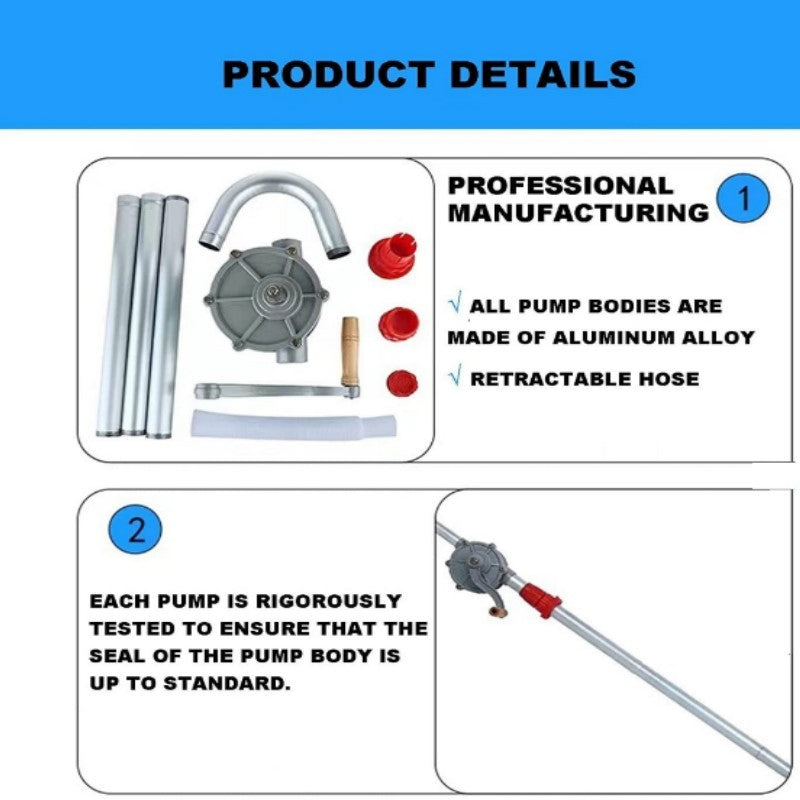 Hand Operated Rotary Oil Drum Pump