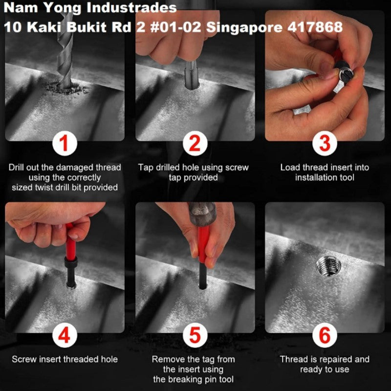 Hardware Specialist Thread Repair Insert Kit