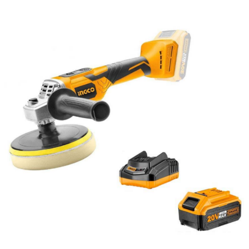 Ingco APLI2001 20V Lithium-Ion Cordless Angle Car Polisher