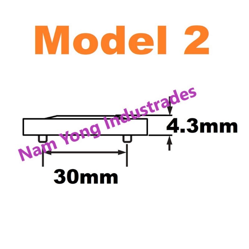 Hardware Specialist Model 2 Window Handle Wedge Plate