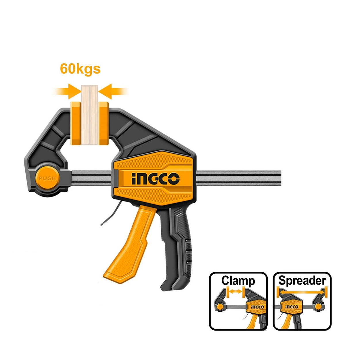 Ingco HQBC01601 Quick Grip Bar Clamp