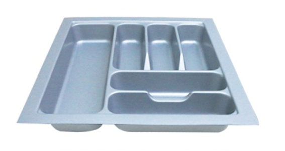 ecoWare Kitchen ABS Cutlery Tray - Grey