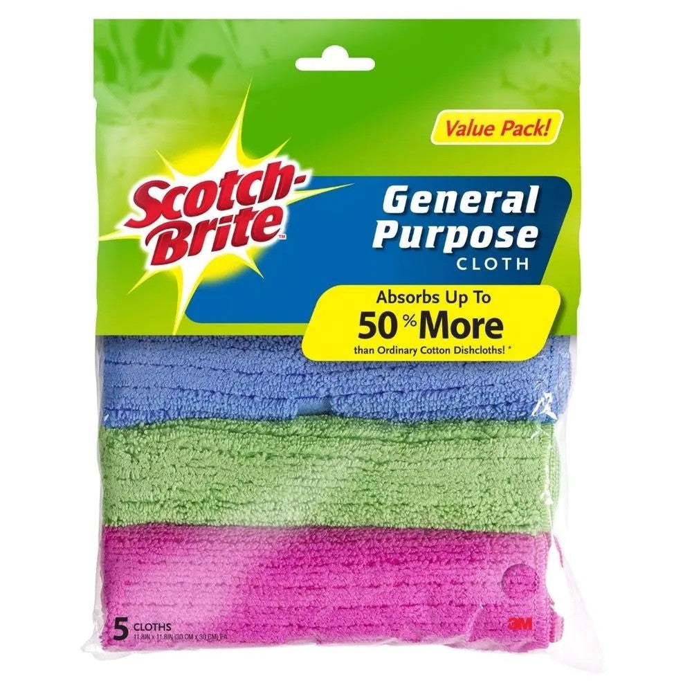 3M Scotch Brite General Purpose Cloth Value Pack