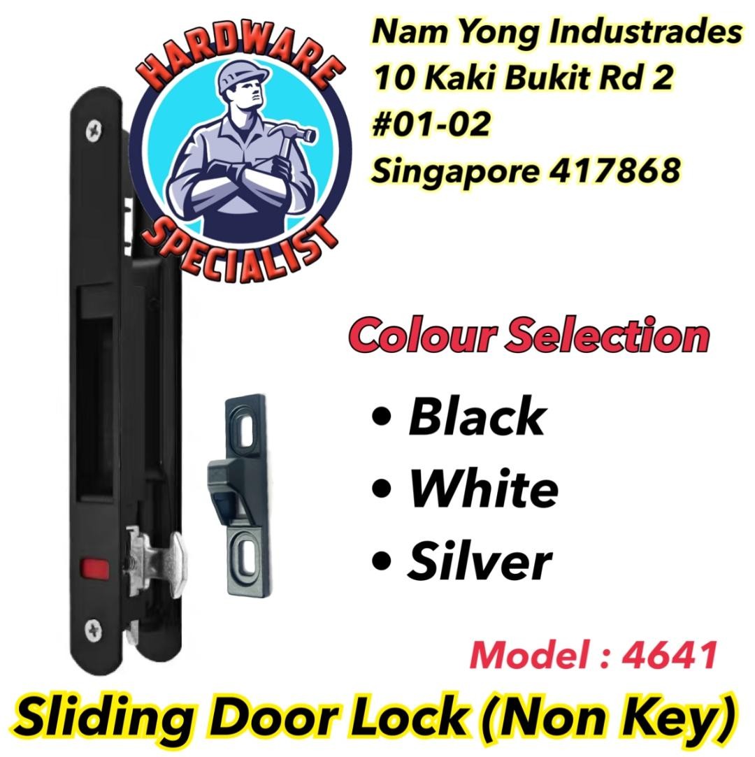 Hardware Specialist Aluminum Sliding Door Lock 4641 (Non Key)