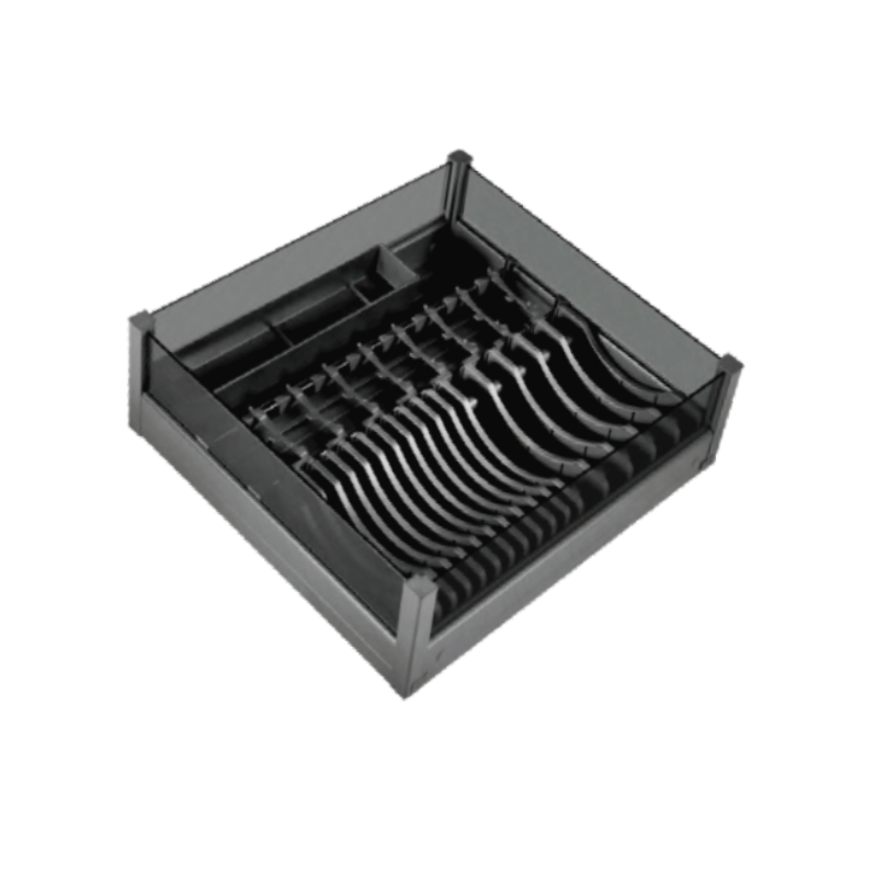 Black Box Undermount Four Side Dish Basket - Black