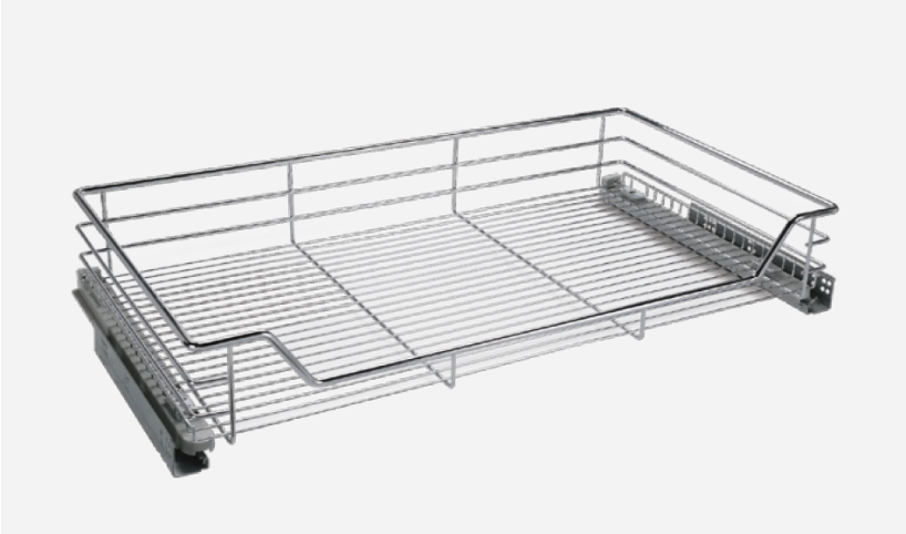 ecoWare Four Side Pull Out Basket with Undermount Organizer