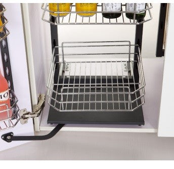 Ecoware Premium High Quality Side Large Tall Unit Basket - Polish Chrome