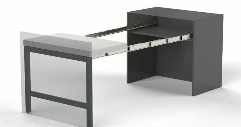 ecoWare DS-TBE04 Pull Out Table - Black Gold