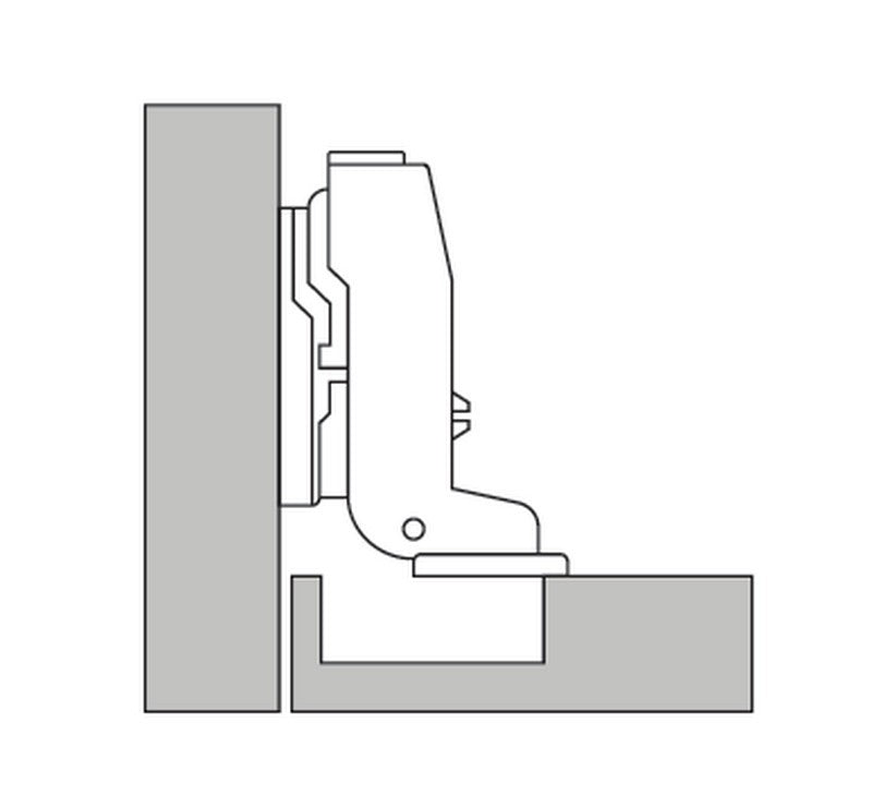 ecoWare No Spring Conceal Hinge - 4 Hole