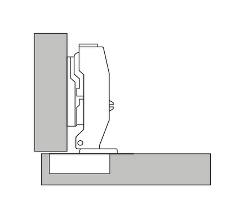 ecoWare No Spring Conceal Hinge - 4 Hole