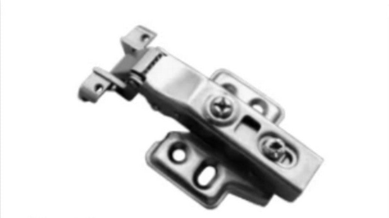 ecoWare 4-Hole Aluminium Frame Air Pressure Conceal Hinge - Gunmetal Grey