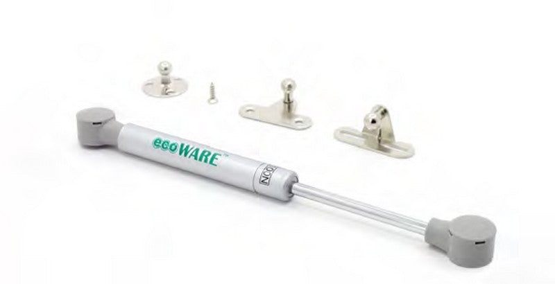 ecoWare S-GS-10-FS Free Style Gas Spring for Aluminium and Wooden Door - Silver