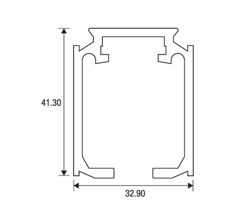 ecoWare DR-T-903 Aluminium Sliding Door Rack