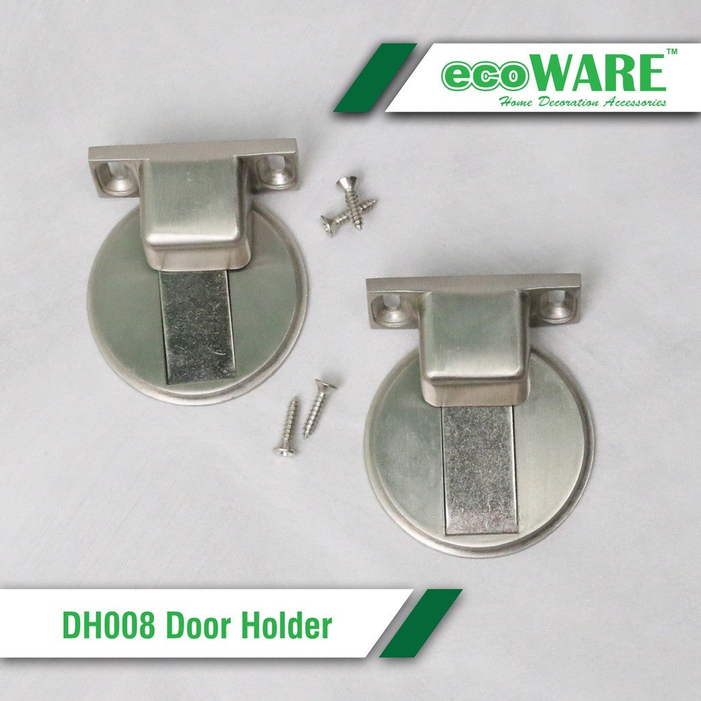 ecoWARE DH008 Door Holder Invisible Floor Mounted Door Block Magnetic Door Stopper Hidden Door Holder