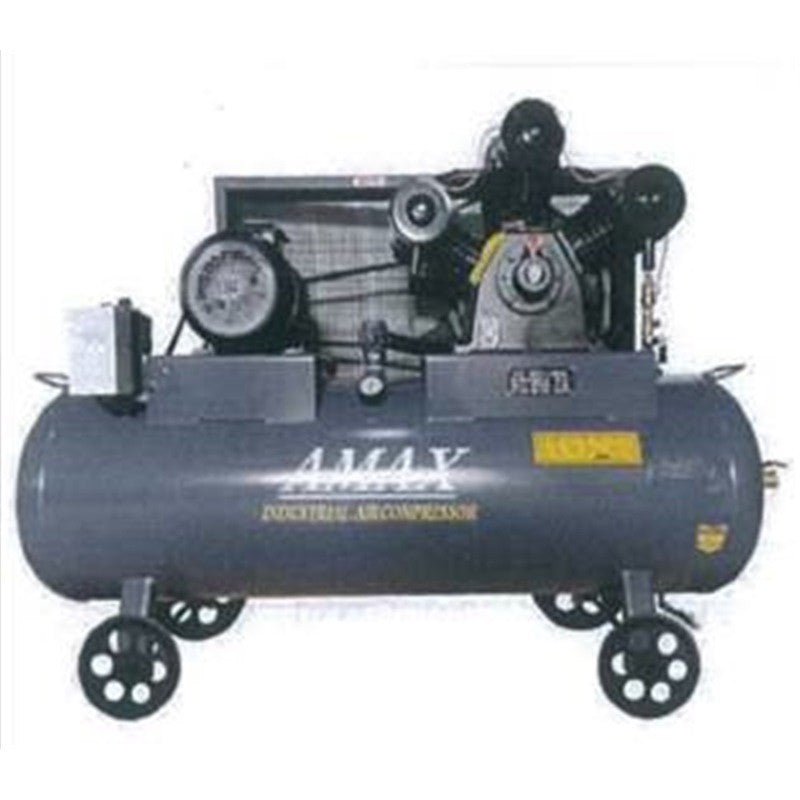Amax Air Compressor 10HP 400L Single Stage Piston 3 Phrase 8 bar with ASME & MOM Certification
