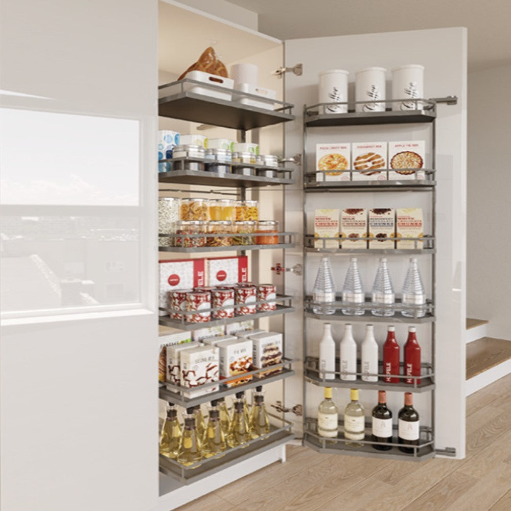 HAFELE Kara Swing Anti-Slip Tall Unit Cabinet Baskets - Nano