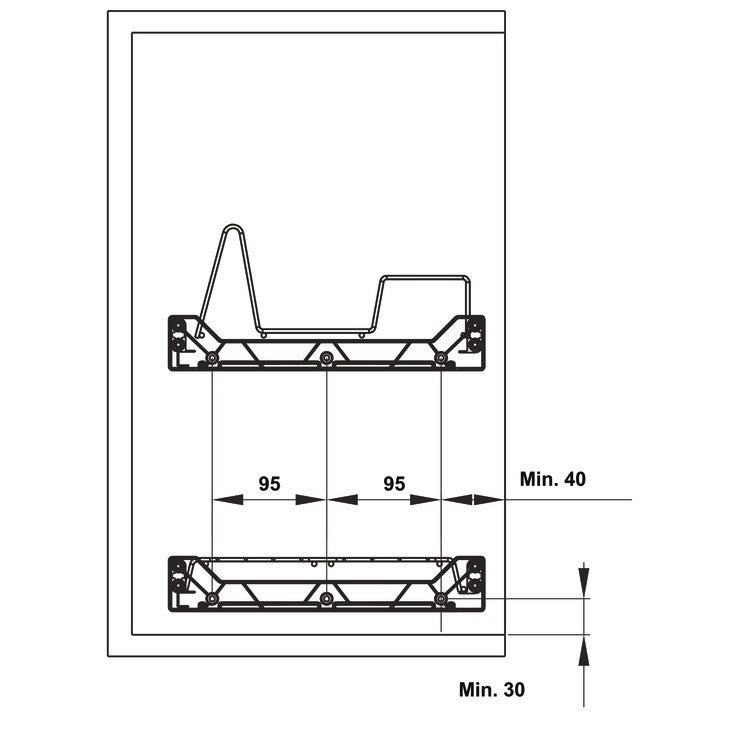 HAFELE 304 Stainless Steel Dish Rack with Frame