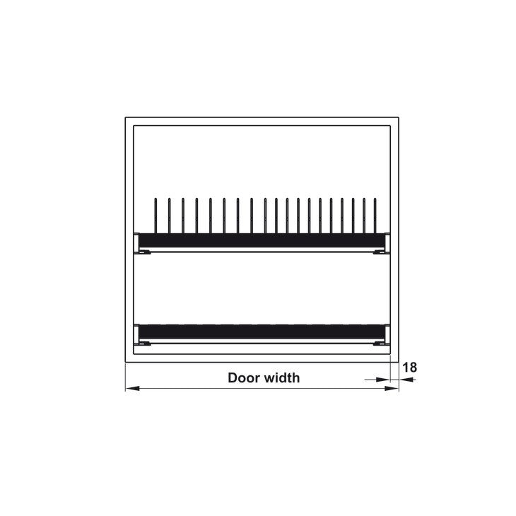 HAFELE 304 Stainless Steel Dish Rack with Frame