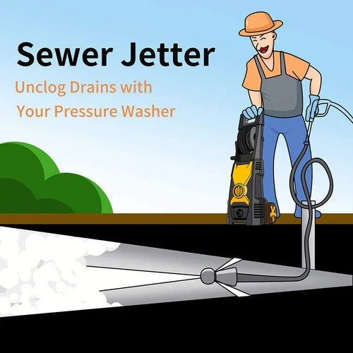 Hardware Specialist Stainless Steel Sewer Jetter Nozzle