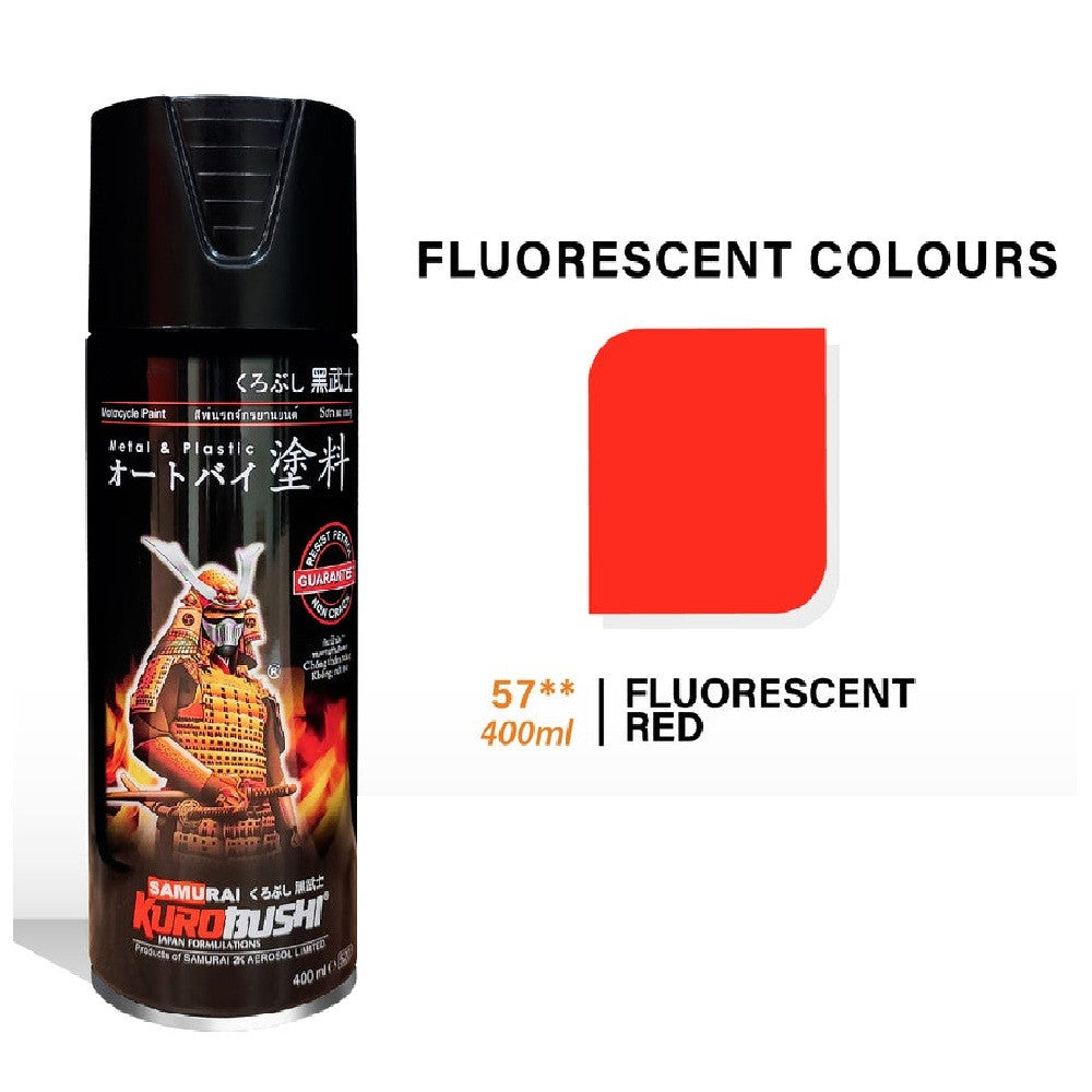 Samurai 57 Fluorescent Red Spray Paint