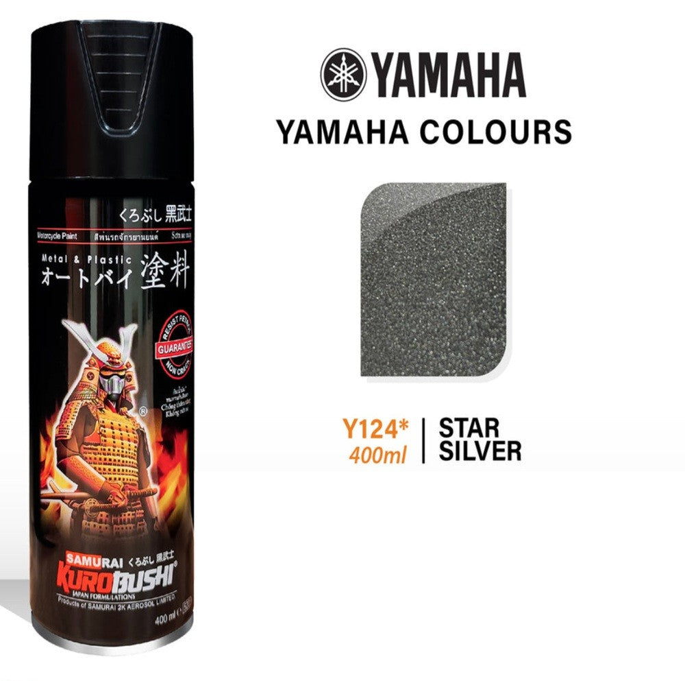 Samurai Y124 Yamaha Star Silver Spray Paint